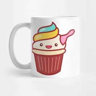 Cupcake Ice Cream Emoji Mug